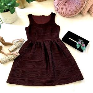 Rewind Burgundy Dress